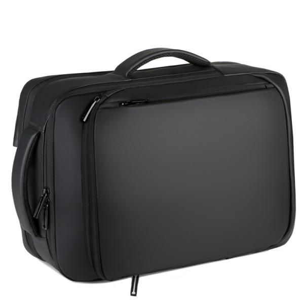 Black BSCI Business Travel Backpack Laptop Teenager Mens Backpack With Charger