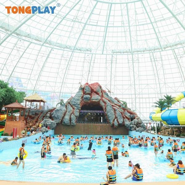Customized Fiberglass Lazy River and Wave Pool Eco-friendly Water Play Equipment for Outdoor Commercial Use