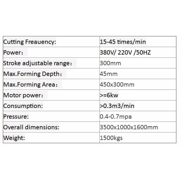 PET thermoforming disposable glass and plate machine with good price