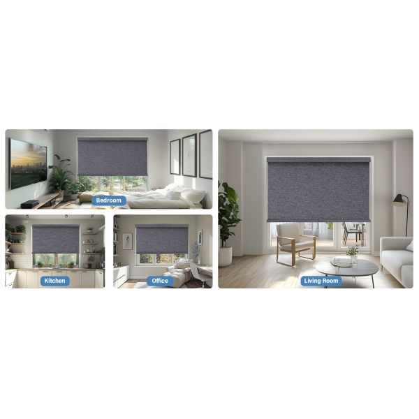 Eco-Friendly 100% Blackout Roller Blinds Fabric 410GSM for Window Blinds Roller Shades
