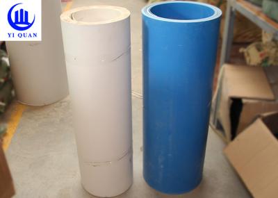 Corrosion Resistance Blue Flexible PVC Flat Sheet For Building Materials