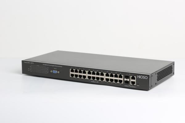Industrial 24 100M POE Ports 2 1000M Combo Ports 26 Port POE Switch Small