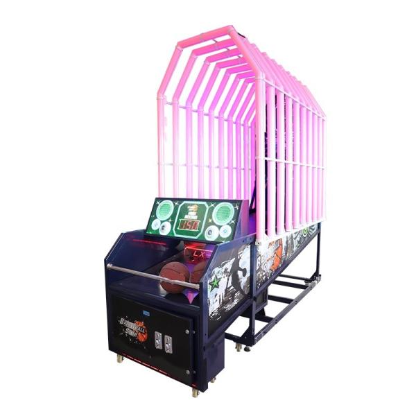 Máquina de jogo de arcada adulta do basquetebol do carnaval para o shopping