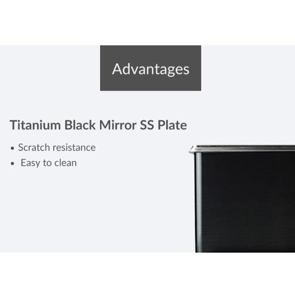 Stainless Steel Ultrasonic Dental Cleaner Smart Touch Panel LED Display