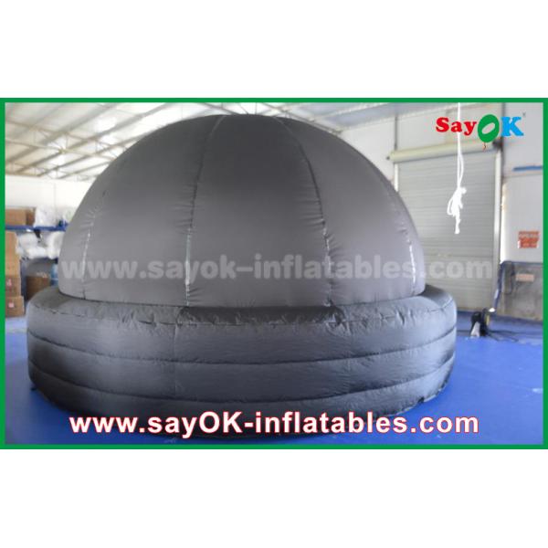 Tienda inflable de la bóveda de la lona del PVC de 360 grados con el ventilador/la estera del piso