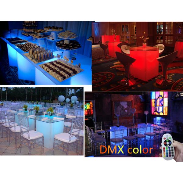 Illuminated LED Light Furniture Waterproof For Wedding Banquet Decoration 