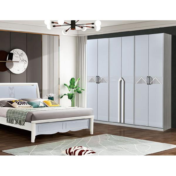 Solid Wood MDF 5pcs Nordic Bedroom Furniture Set Cabrini