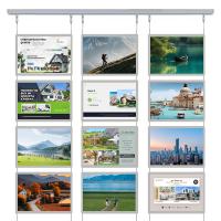 Panneau d'affichage de panneau de signalisation à LED mince 210 x 297 mm