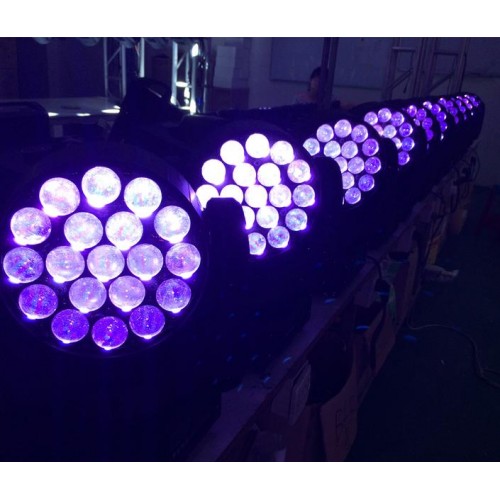 Beam Zoom LED Wash Moving Head Lamp 19 Pcs * 12W Sound Control For Concerts