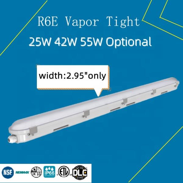 4FT Tri Proof LED Light Fixture 42W Linear Vapor Tight Light For Food Storage Durable