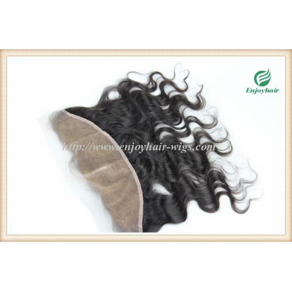 Brazilian virgin hair lace frontal 13''x4'' ,natural color body wave 10''-24''L hairpiece