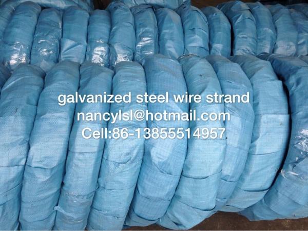 Cabo de fio galvanizado flexível esparadrapo, tamanho do fio 1.0mm-4.8mm da costa do indivíduo