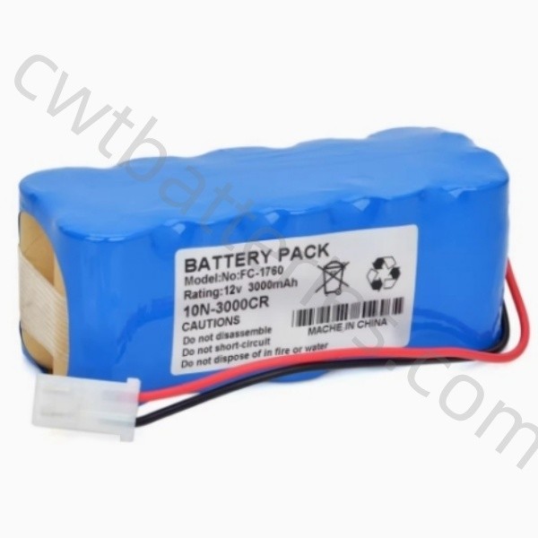 Fukuda FC-1760 Defibrillator Medical Batteries Replacement 10N-3000SCR 12V 3000mAh