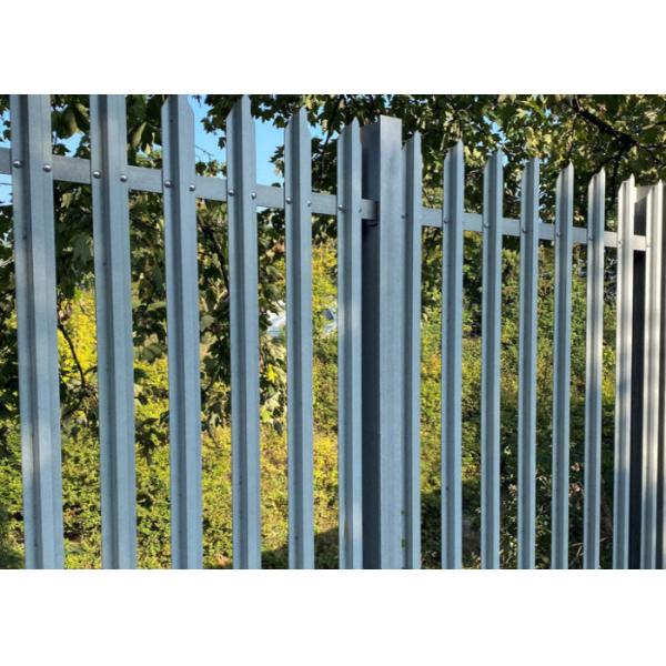 Steel Palisade Fencing 1.8m-3.0m Anti-Climb Security Barrier