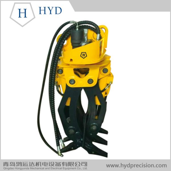 EXCAVATOR SINGLE CYLINDER HYDRAULIC WOOD GRAPPLE  FACTORY