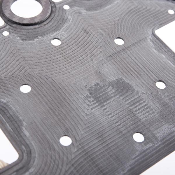 fibra feita à máquina 0.05mm 6k 18K do carbono que corta o Cnc da fibra do carbono em esportes dos jogos