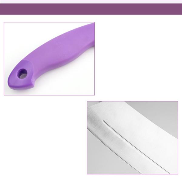 Durable Stainless Steel Kitchen Knife Set Multi Purpose Cutter Tools 30cm Size
