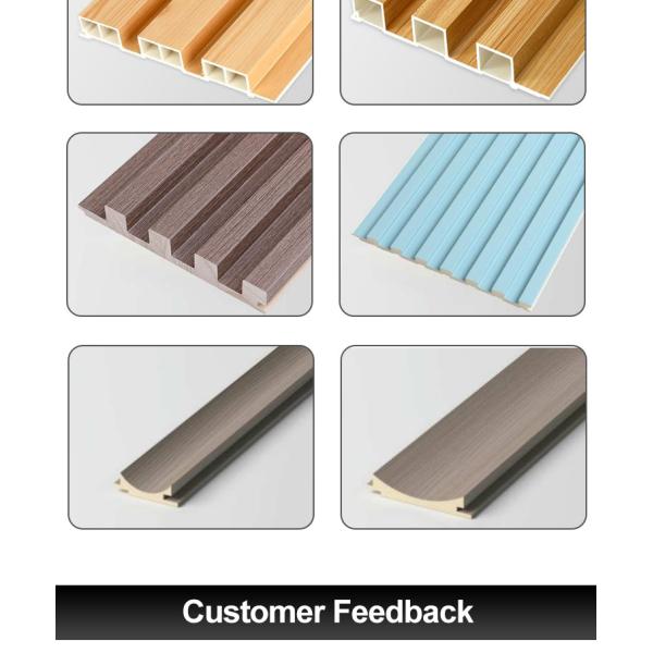 Внутренние декоративные стеновые панели WPC 3D плотное дерево гриль панель