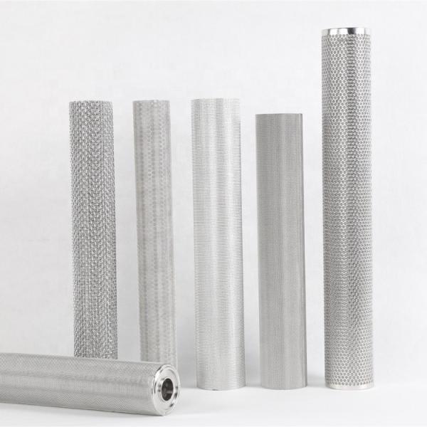 High strength and durability 10 Micron 1.7mm Sintered Wire Mesh Filter Tube