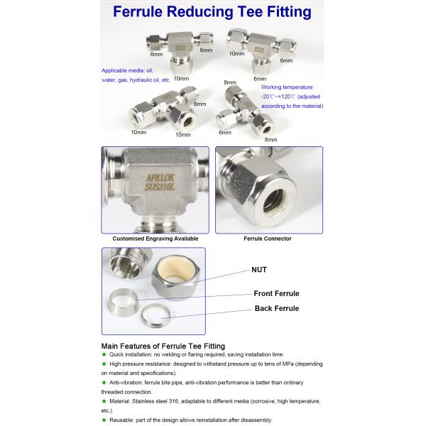Durable Ferrule Connection Tube