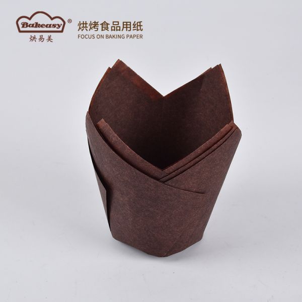 Tulip Cupcake Liners for Baking Cups Unbleached European Parchment paper Tulip Muffin Liners  Cupcake Wrapper for Party Christmas