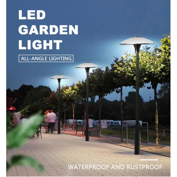 50w Luminaire Outdoor Post Top Pole Light For Streets Driveway Lights