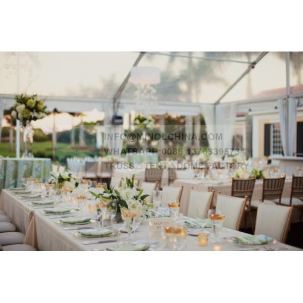 60 Meter Span Outdoor Marquee Wedding Tent Anti Rust 20x60m