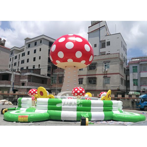 New Design Inflatable Mushroom Climbing Tower With Safety Belt From China Inflatable Manufacturer