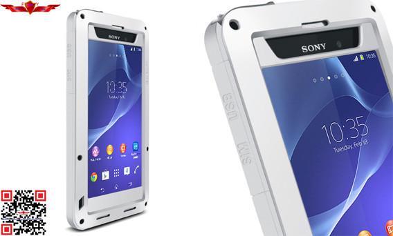 Aluminum Dirtproof/Shockproof/Waterproof Case For Sony Xperia Z2 Multi Color Gift Box Yes
