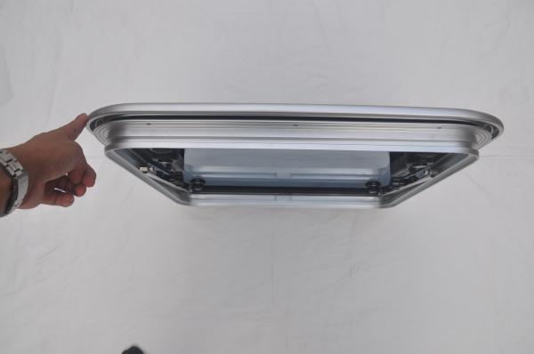 575x575mm Anodized Aluminum Square Hatch Porthole With Tempered Glass For Marine Boat Yacht
