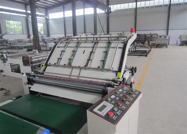 Vacuum Sucking Flute Laminator Machine High Precision 6 Kw 0-80 Piece / Min