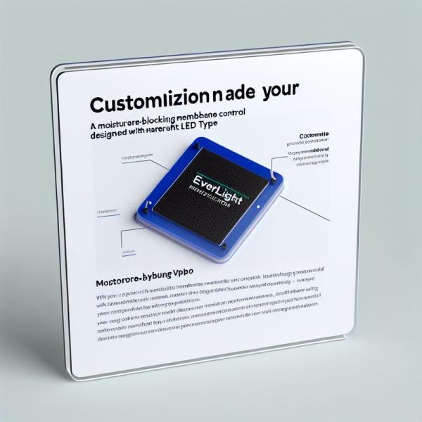 Waterproof Membrane Switch with Everlight LED and Flat Design