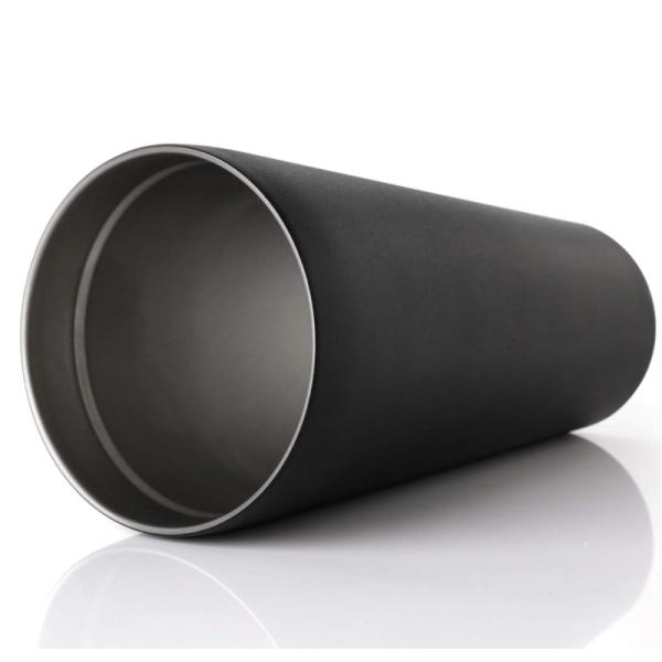 Commercial Black Long  Stainless Steel Tumbler 32oz   Stainless Steel Coffee Mugs