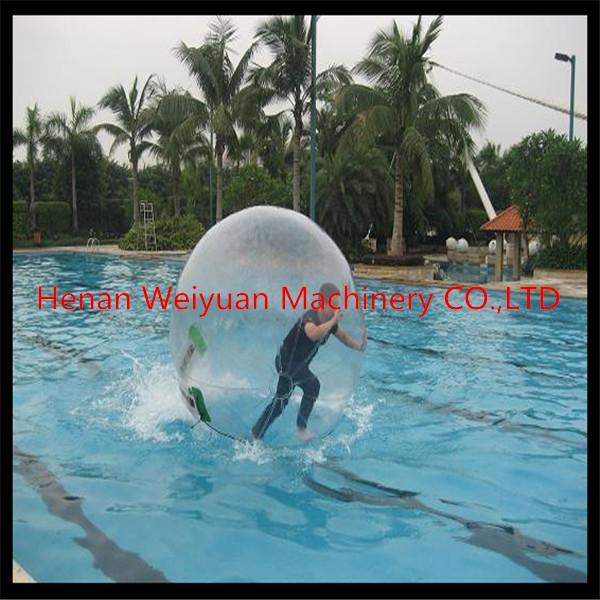 tpu transparent inflatable big water ball 2.5M diameter cheapest sale in China