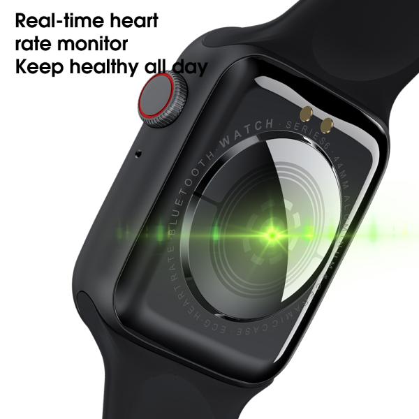 MTK2502D 1,75 экран касания BLE4.0 Smartwatch монитора IPS ECG дюйма полный