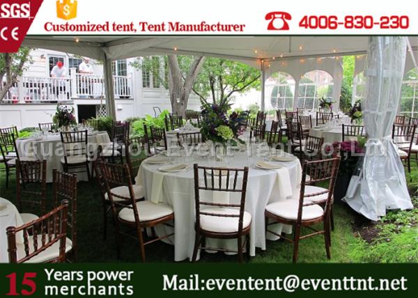 Luxury Wedding Party Tent event marquee With Hard ABS wall  / Glass Wall Easy Assemble