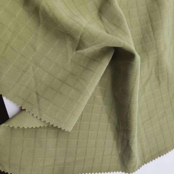 Ripstop 100 Polyester 75DX150D 190gsm Dyed Microfiber Fabric