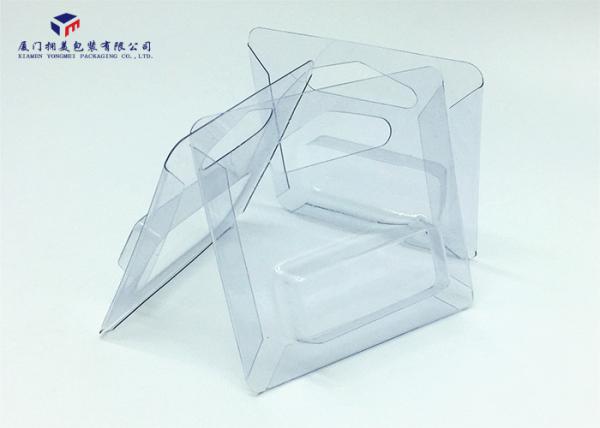 Hard Plastic Clamshell 0.3mm Clear PVC Packaging Boxes For Retail Product