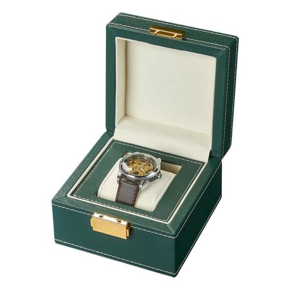 Luxury Leather Watch Packaging Gift Box Customized Size , Watch Presentation Box
