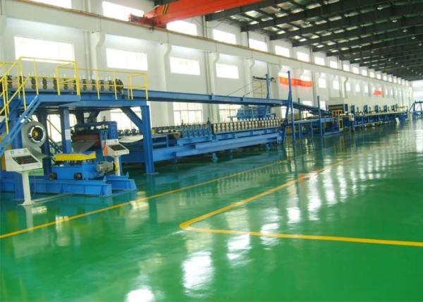 Aluminum Foil PU Sandwich Panel Line / Galvanized Sheet Sandwich Panel Making Machine