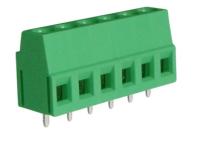 Single Deck 300V 10A PCB Terminal Block M3 2-24 Poles 5.08mm Pitch