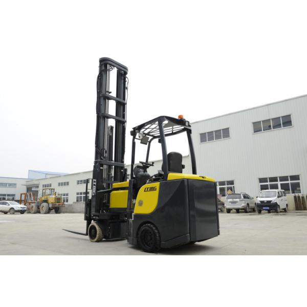 2 Ton Electric Counterbalance Forklift Truck Solid Tire With 3 - Stage Mast