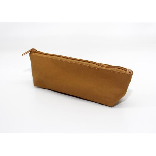Environmentally Friendly Pencil Pouch Bag Washable Kraft Paper Pencil Bag