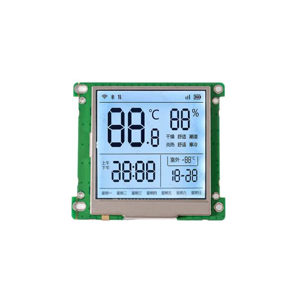 Fixed Characters Liquid Crystal Module 1.8mm To 5.0mm Segment LCD Module,segment
