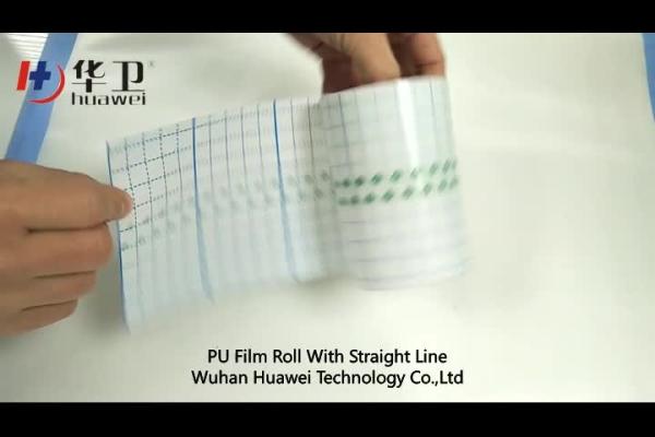 transparent PU film roll raw materials iv dressing