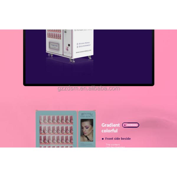 Zhongda Customize Design Vending Machines Makeup Tool Lashes Hair Bundle Vending Machine