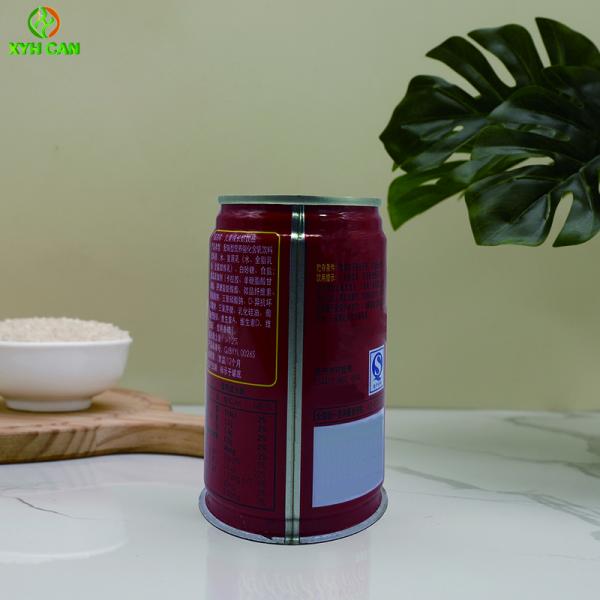 Beverages Drinks Round Tin Containers CMYK Offset For Baby Milk Spirits