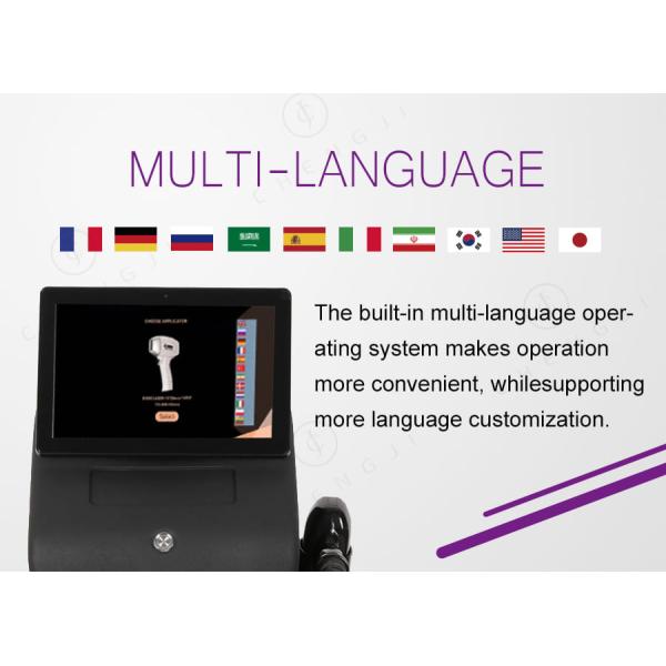 Máquina de rejuvenecimiento de la piel con láser de 2000W Máquina de depilación con láser Lightsheer estacionaria 1-10hz