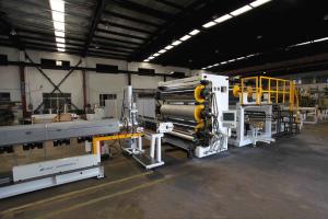 Single Screw Fiberglass PP PE Sheet Extruder Machine
