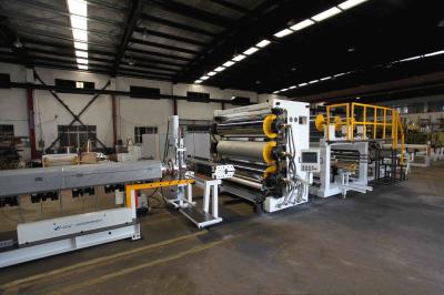 Single Screw Fiberglass PP PE Sheet Extruder Machine